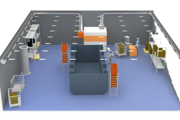 Bild: Neues Push/Pull-System von KEMPER setzt Maßstäbe in der Raumluftreinigung