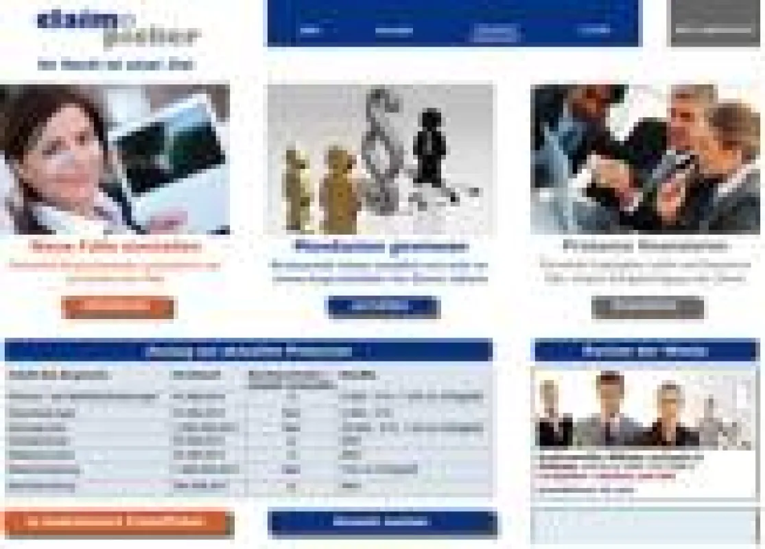 Unter www.claimpicker.com startete im Januar 2011 das Service-Portal Claimpicker.