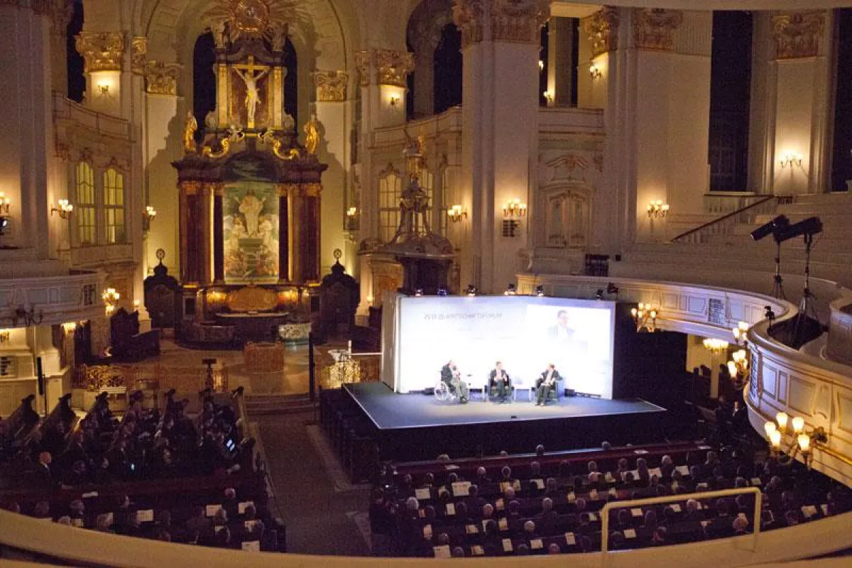 deutschewerbewelt stattet „Zeit Wirtschaftsforum“ aus (Foto: deutschewerbewelt, frei zur Veröffentli