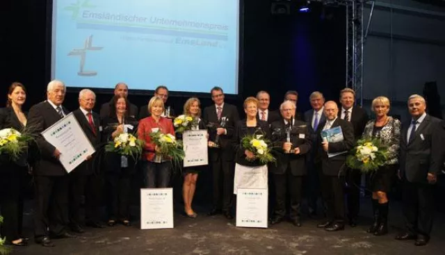 Emsländischer Unternehmenspreis - Preis geht an Esders, Rosen, Muckli und Hermann Paus Bild: Emsländischer Unternehmenspreis - Preis geht an Esders, Rosen, Muckli und Hermann Paus