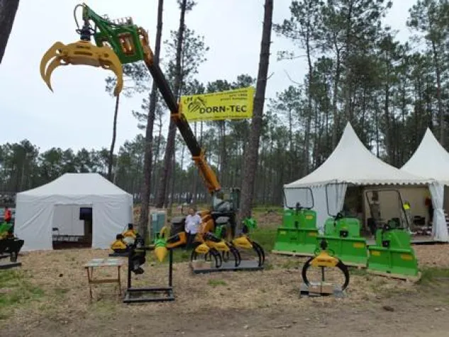 Bild: Dorn-Tec GmbH demonstriert ihre Fachkompetenz bei der Forexpo, der größten Forstmesse Frankreichs
