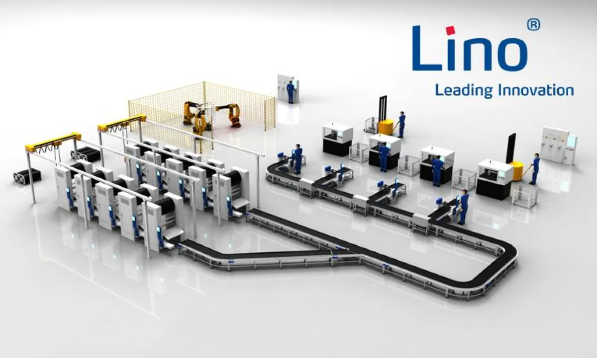 Lino® 3D layout generiert mit SOLIDWORKS 3D-Aufstellpläne für Projektierung und Vertrieb