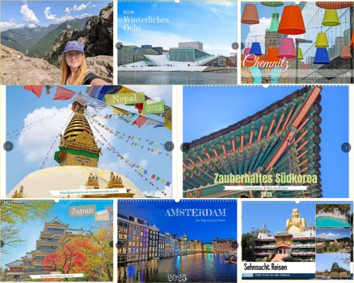 Reisekalender für 2025 Bild: Reisekalender für 2025