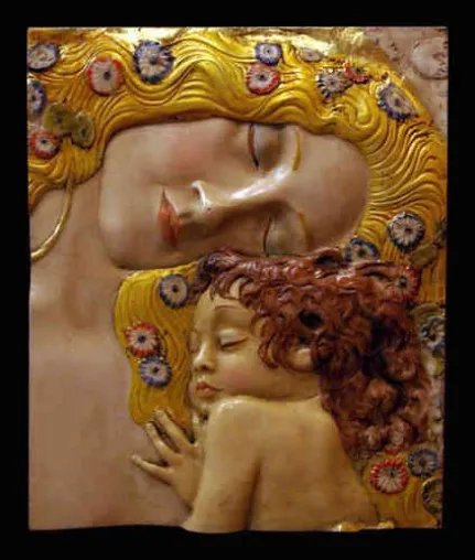 Bild: GUSTAV KLIMT..mit echtem Gold