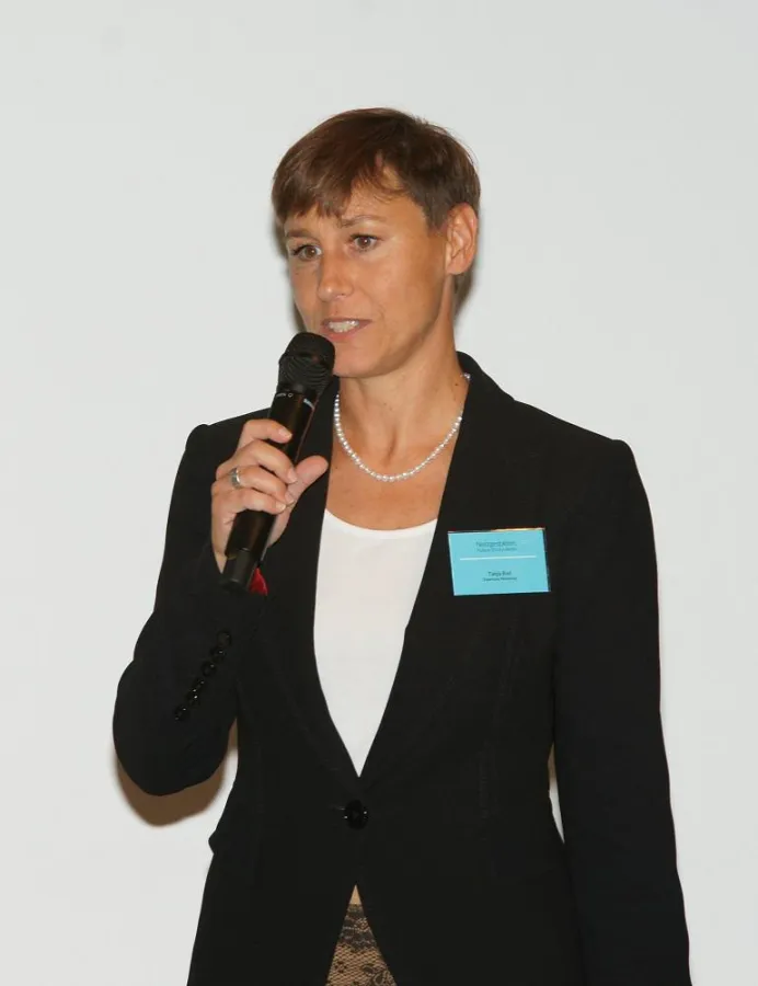 Referentin Tanja Riel beim Event Netzgestalten