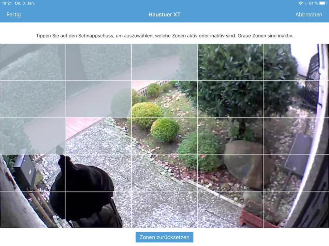 Mit den neuen Aktivitäts-Zonen der Blink-App lassen sich gezielt Bereiche ausblenden