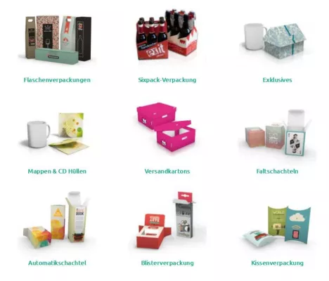 Onlinedruckerei WirliebenDruck bietet Verpackungen & Faltschachteln im Wunschformat Bild: Onlinedruckerei WirliebenDruck bietet Verpackungen & Faltschachteln im Wunschformat