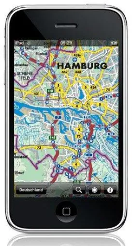 Bild: Von Aach bis Zwota-Zechenbach - ganz Deutschland kostenlos auf dem iPhone