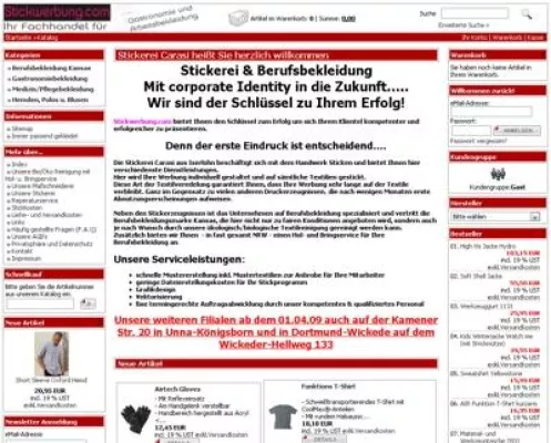 Bild: Stickerei und Berufsbekleidung Carasi für einen gelungenen Auftritt