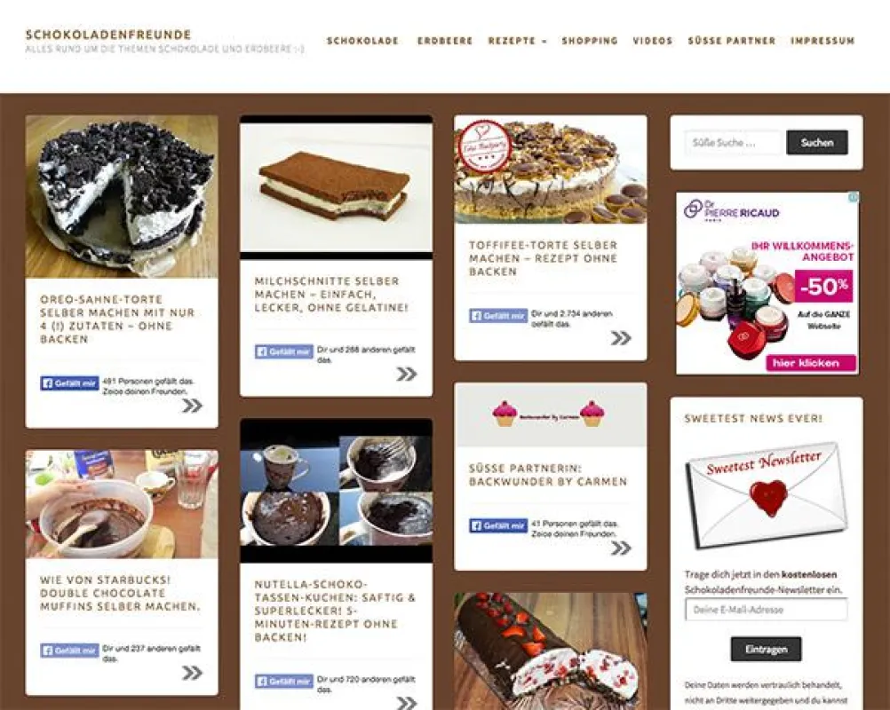 Für Schokoladenfreunde.