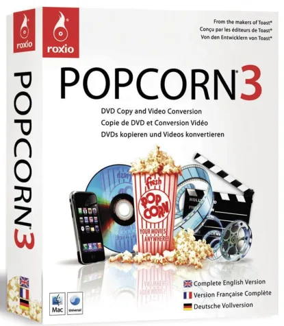 Bild: Roxio bringt neues Popcorn 3 für Mac