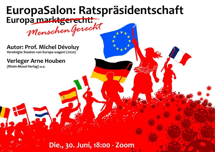 Bild: Europa MenschenGerecht - D-FR EuropaSalon zur Ratpräsidentschaft
