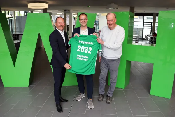 Bild: Prof. Dr. Bernd Kriegesmann erneut an die Spitze der Westfälischen Hochschule gewählt 