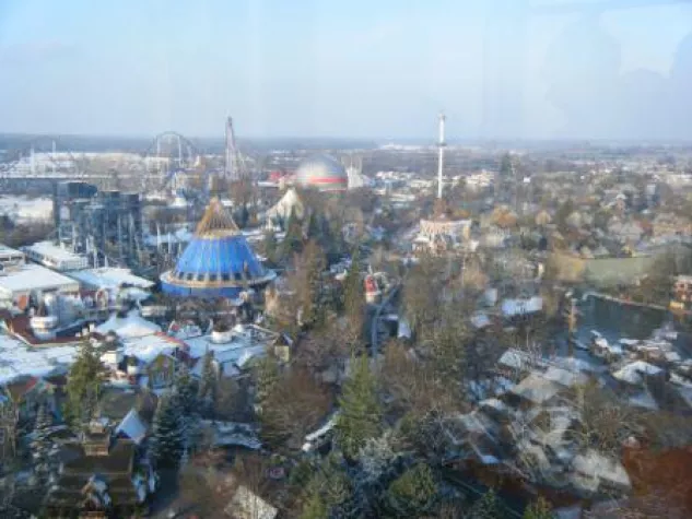 Bild: Wintermärchen - Rüsselsheimer Volksbank mit Mitgliedern im Europapark