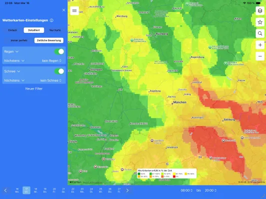 Bild: SunOnly 2.3 kommt zum Beginn der Reisesaison mit verbesserter Wettersuche für Camper und Outdoor-Fans