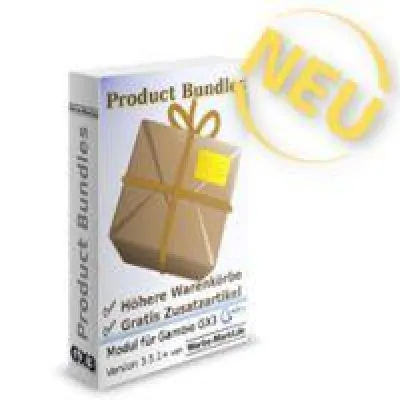 Bild: Product Bundles Erweiterung für Shopsoftware Gambio veröffentlicht