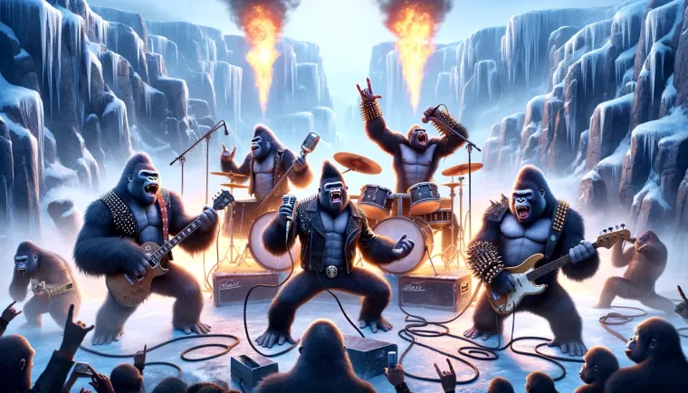 Band Grönlandgorilla erobert Deutschland! Bild: Band Grönlandgorilla erobert Deutschland!