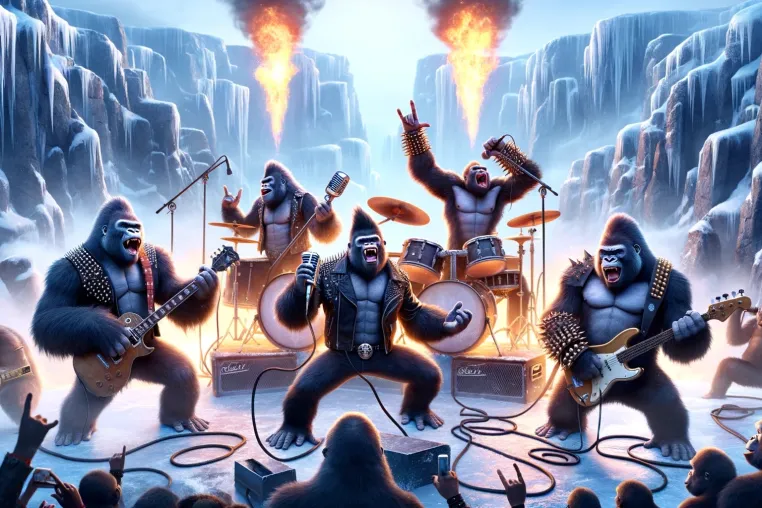 Band Grönlandgorilla erobert Deutschland! Bild: Band Grönlandgorilla erobert Deutschland!