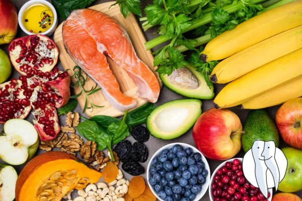 Bild: Mit der richtigen Ernährung gegen Parodontitis