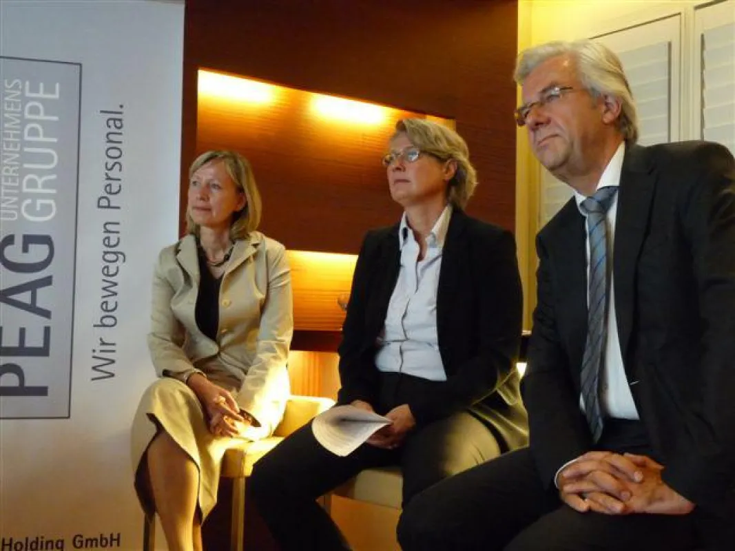 v.l.n.r.: Dr. med. Anette Wahl-Wachendorf, Vizepräsidentin beim Verband Deutscher Betriebs- und Werk