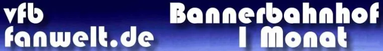 Bild: Zeitbanner - Bahnhof auf VfBFanwelt.de eröffnet