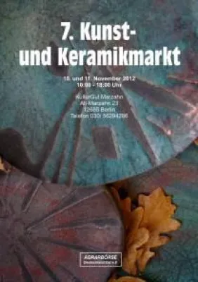 Bild: Der 7. Kunst - und Keramikmarkt auf dem Gelände des KulturGut Alt Marzahn