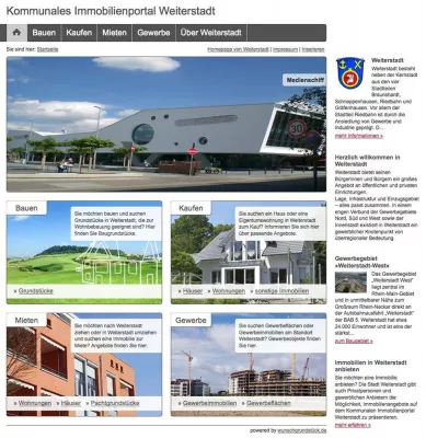 Bild: Weiterstadt und Dieburg mit eigenem Immobilienportal