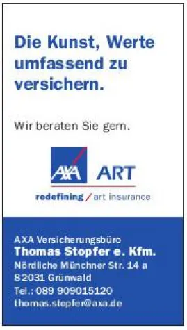 Bild: Vortrag „AXA ART - Kultureller Schutz von Kunst und Sammlungsgegenständen“