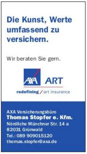 Bild: Vortrag „AXA ART - Kultureller Schutz von Kunst und Sammlungsgegenständen“