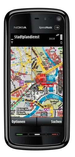Bild: Stadtplan zum Anfassen auf dem Handy
