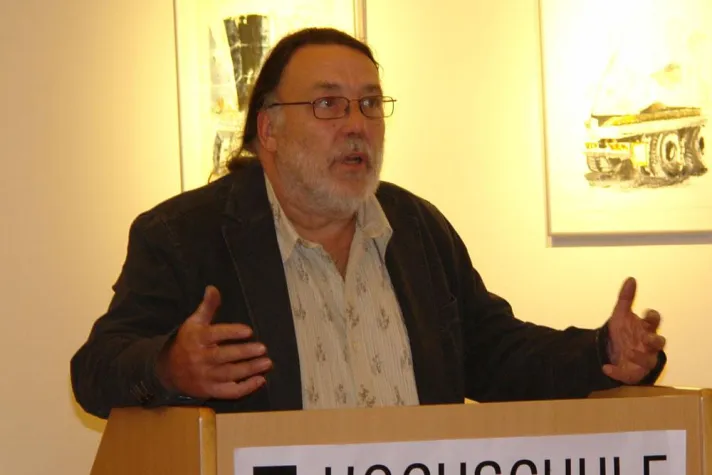 Bild: Lesung mit dem Hannoveraner Künstler Torsten Paul an der Hochschule Harz