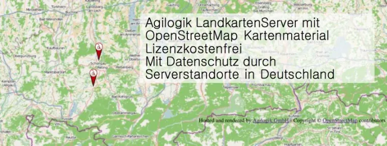 Bild: Landkarten für kommerzielle und private Websites – ohne rechtliche oder finanzielle Stolpersteine