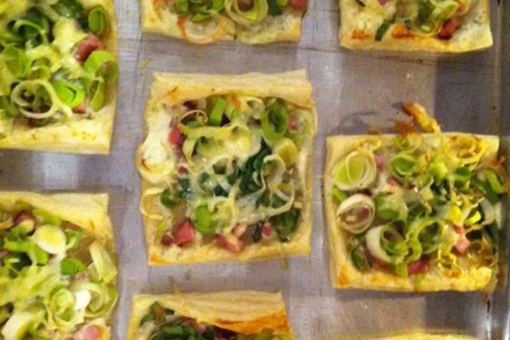 Bild: Lauch macht die Pizza zum Winterklassiker