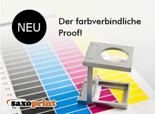 Saxoprint führt farbverbindlichen Proof ein Bild: Saxoprint führt farbverbindlichen Proof ein