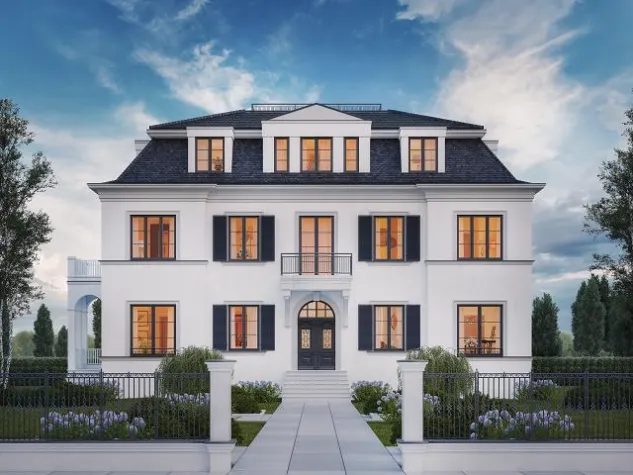 Bild: Zwei Villenhälften in München Moosach