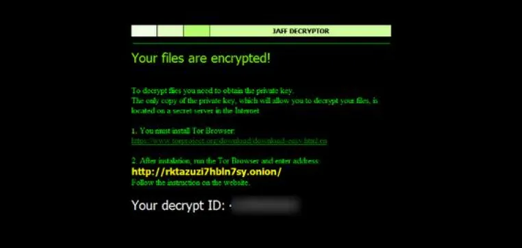 .wlu Verschlüsselung - neues Zeichen von Jaff Ransomware Bild: .wlu Verschlüsselung - neues Zeichen von Jaff Ransomware