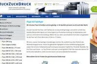 Bild: Hochwertige Flyer & Falzflyer günstig drucken lassen bei ruckzuckdruck.de