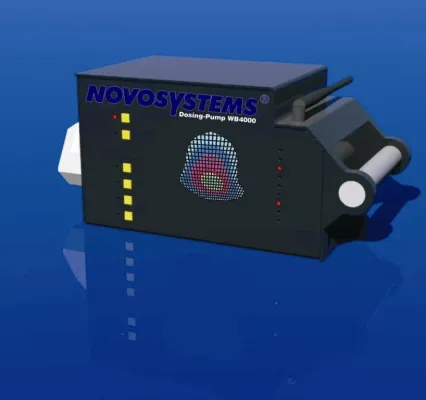 Bild: Neue Pumpe WB4000 für Flüssigfarbendosierung von Novosystems sorgt für mehr Durchsatz und höhere Qualität