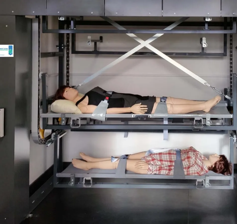 Innovative Lagerung anatomischer Übungspuppen