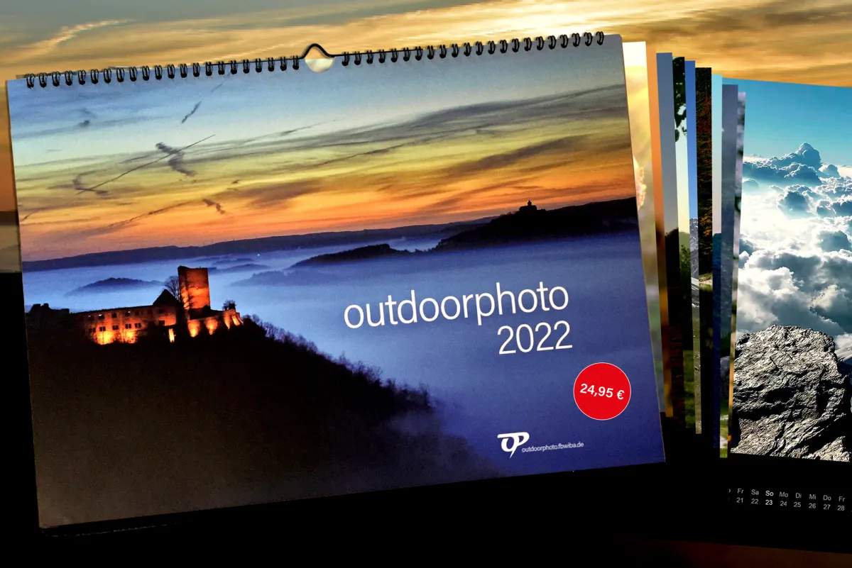 outdoorphoto Wandkalender 2022 (© FBwiba Werbe- und Medientechnik)