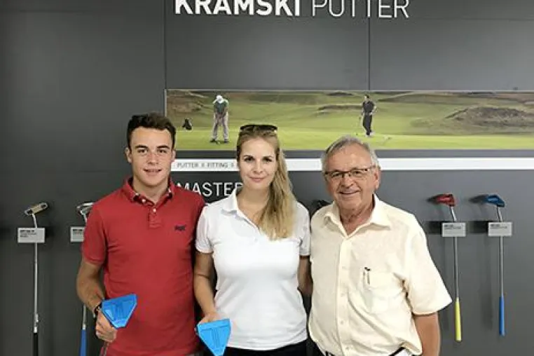 Bild: Glückliche „Hole in One“ Gewinner der KRAMSKI Deutsche Golf Liga