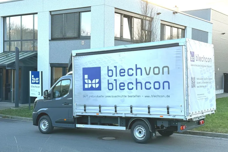 Bild: BlechCon erweitert Fahrzeugflotte – neue Logistikabteilung sorgt für mehr Spontanität und Kundennähe