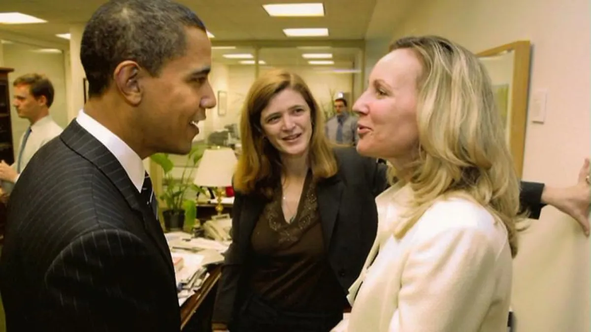 Barack Obama & Betsy Myers