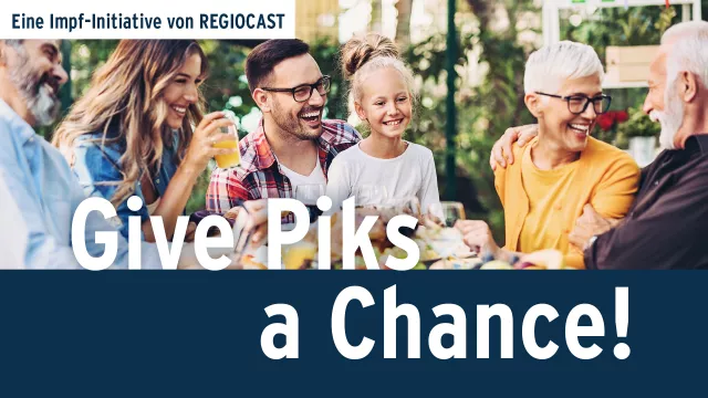 Bild: „Give Piks a Chance“ – Eine Impf-Aktivierungsinitiative der REGIOCAST