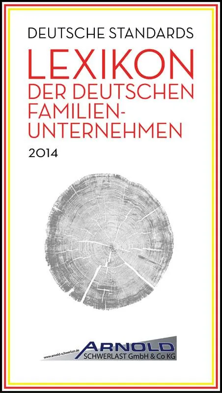 Das Siegel der LFU (Lexikon der Familienunternehmen) mit dem Logo von Arnold Schwerlast (Autor: Verl
