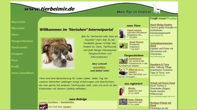 Bild: tierbeimir.de mausert sich zu Deutschlands großer Tierplattform