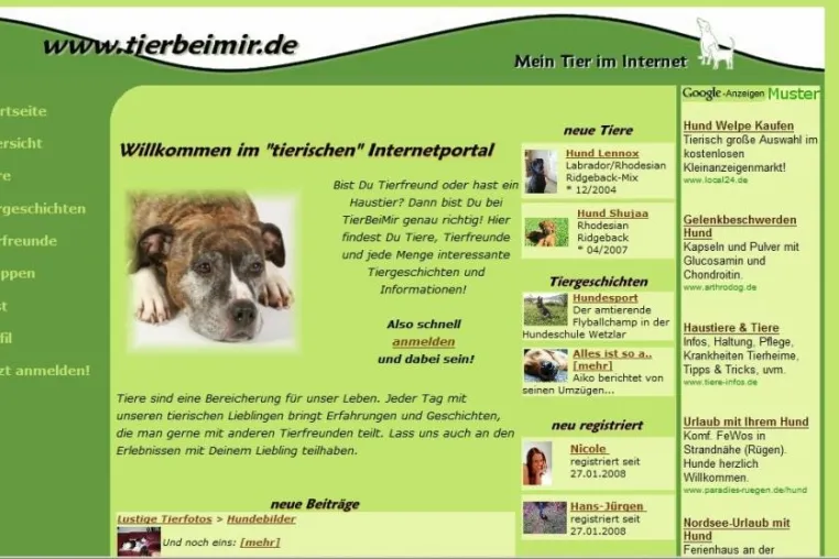 Bild: tierbeimir.de mausert sich zu Deutschlands großer Tierplattform