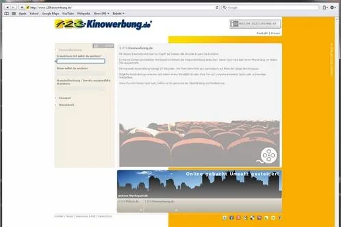 Bild: Kinowerbung leicht gemacht