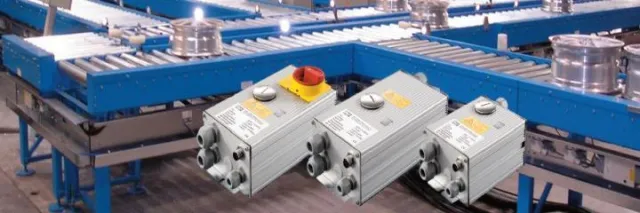 Bild: Die Sternverdrahtung ist out - Dezentrale Antriebe für Intralogistikanlagen, Airport Logistik, Hochregallager