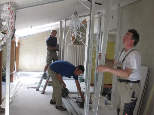 Bild: Umbau für Erweiterung der Psychosomatik in der Simssee Klinik